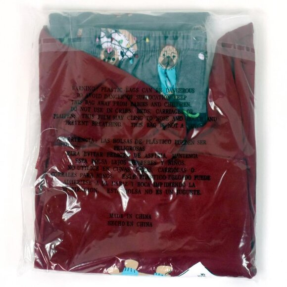 Toddler 2-Piece Pajama Set “Happy Pawlidays” Size 2T-3T Family PJs NWT - Picture 4 of 5